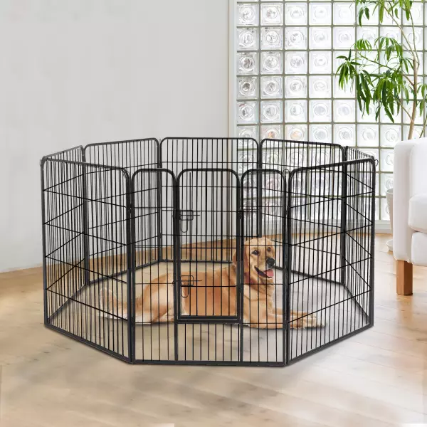 Cercado para Perros y Gatos con Puerta 8 Vallas de 80 x 100 cm PREGUNTAR STOCK