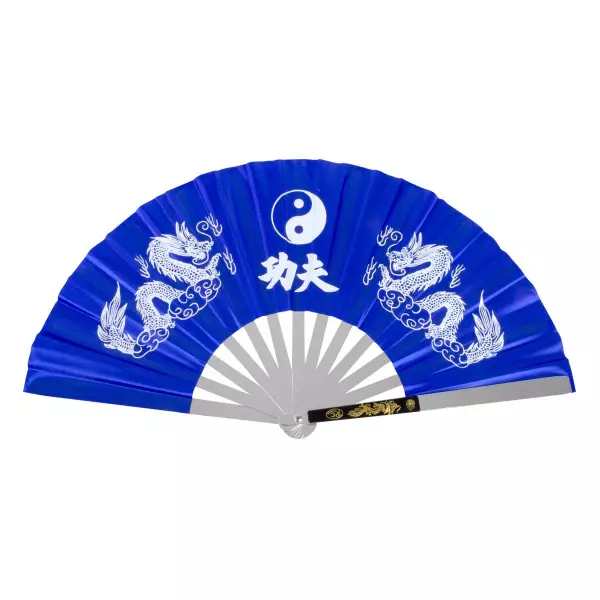 Abanico Kung Fu. Azul