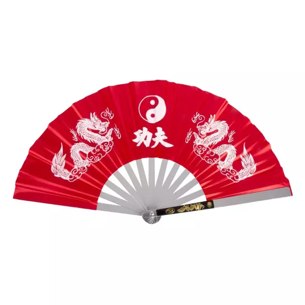 Abanico Kung Fu. Rojo