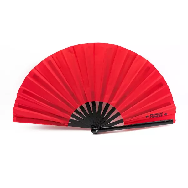 Abanico Tai Chi. Rojo