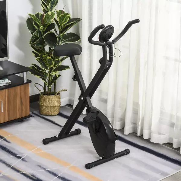 Bicicleta Estática Plegable Bicicleta Magnética Xbike con Resistencia Ajustable