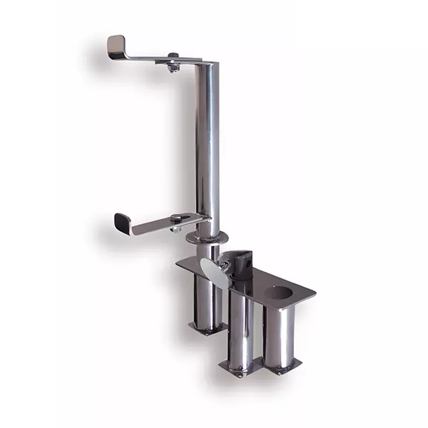 ANCLAJE 3 ALOJAMIENTOS ACERO INOX.