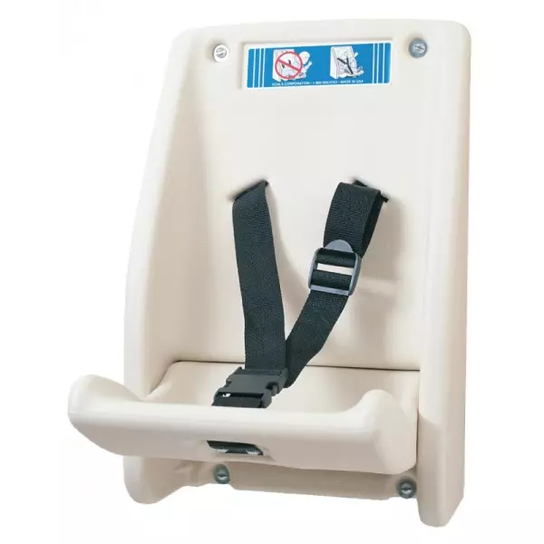 Asiento auxiliar bebé abatible para pared