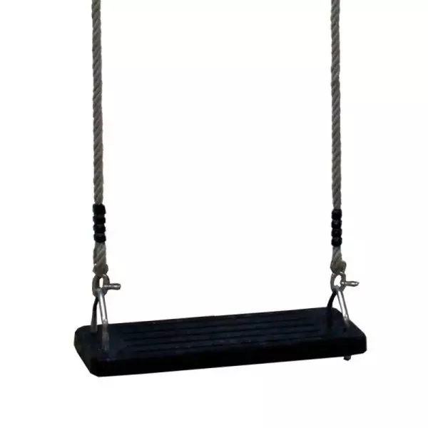 Asiento de Columpio Negro Antideslizante Outdoor Toys 220 cm