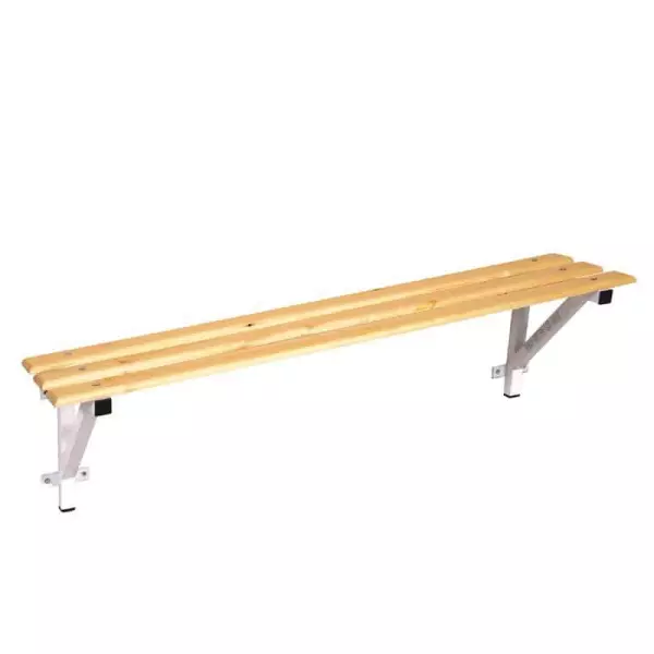 BANCO VESTUARIO MADERA A LA PARED