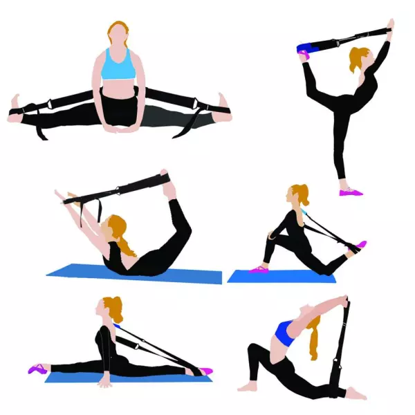 Banda Estiramientos Ajustable YOGA BALLET