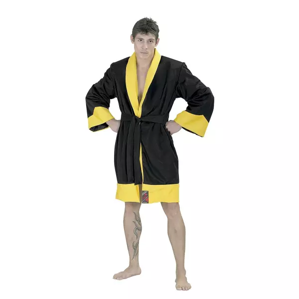 Bata Kick / Thai Boxing. Negro/amarillo