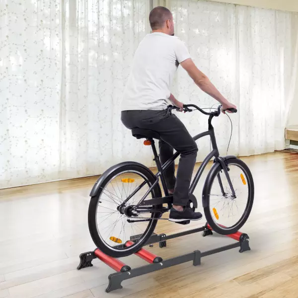 Rodillo de Ciclismo Ajustable Rodillo de Entrenamiento para Bicicleta Universal Interior - medidas 93-145x54x14.5cm PREGUNTAR STOCK