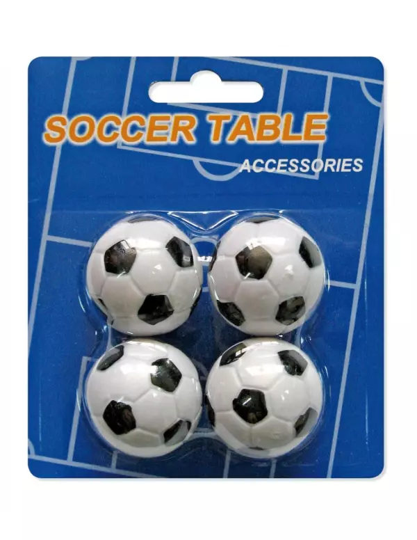 Blister 4 bolas de 35 mm futbolin pl1343