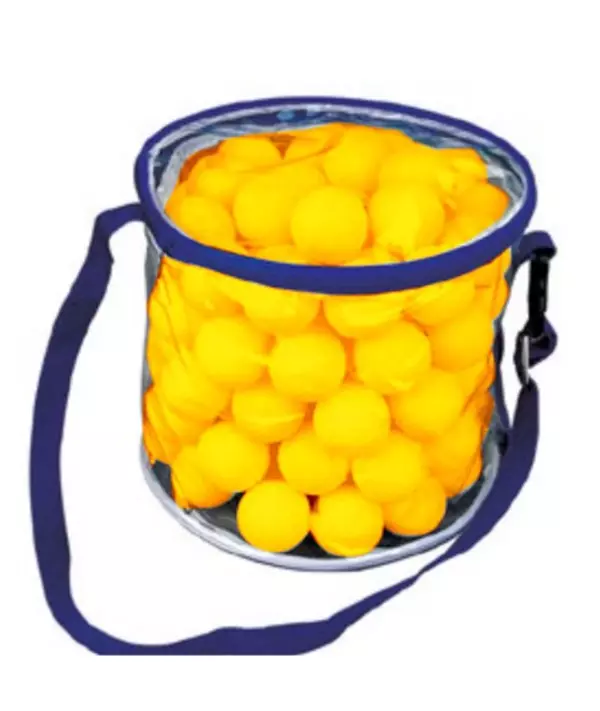 Bolsa PVC cremallera con 36 pelotas ping pong celuloide, calidad 3 ***, Ø 40mm Referencia RQP40414