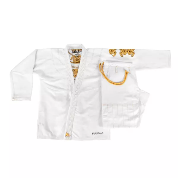 Brazilian Jiu Jitsu Gi Shaka 21 QS BLANCO/NEGRO