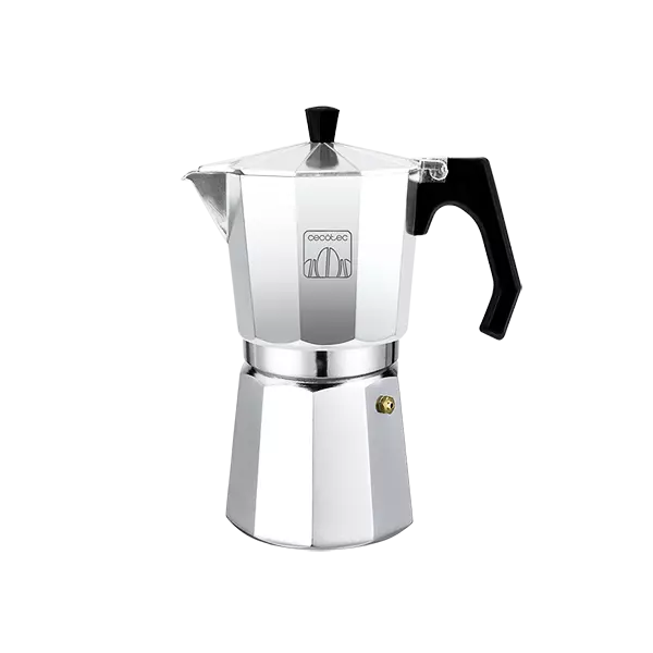 Cafetera aluminio Mimoka 300 Shiny estilo italiano
