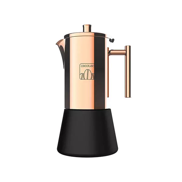 Cafetera de acero inoxidable Moking 400 ESTILO ITALIANO