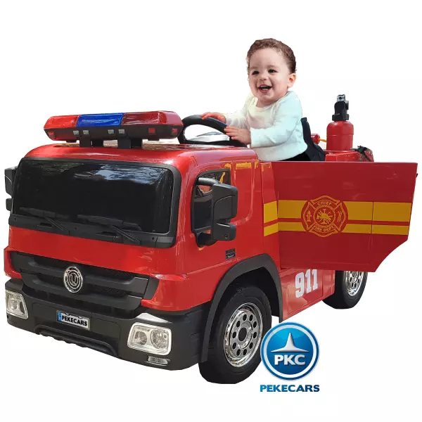 CAMIÓN DE BOMBEROS ROJO 12V 2.4G 1 PLAZA