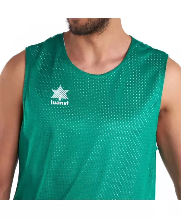 CAMISETA SIN MANGAS REVERSIBLE TRIPLE BALONCESTO BASKET