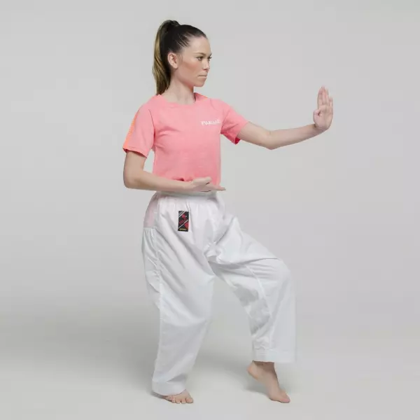Camiseta SS KnitFit - Mujer. Rosa. S