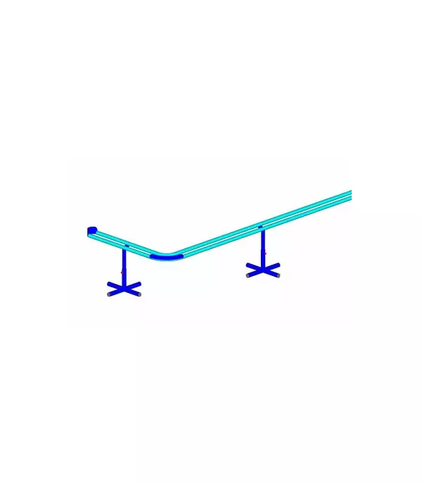 Canal para retorno de pesos metálico