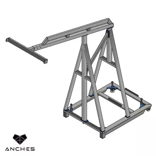 CANASTAS TRASLADABLES ESTRUCTURALES 2 RUEDAS MODELO PAVILLON