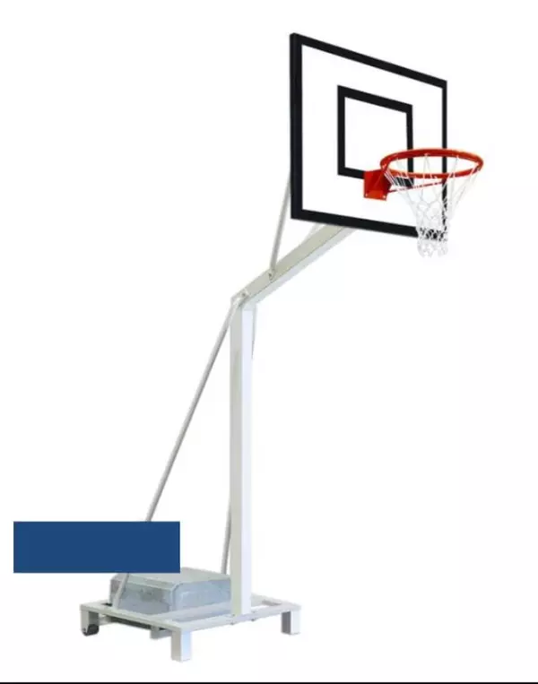 CANASTA DE MINIBASQUET TRASLADABLE SCHOOL+CONTRAPESO tablero impermeable