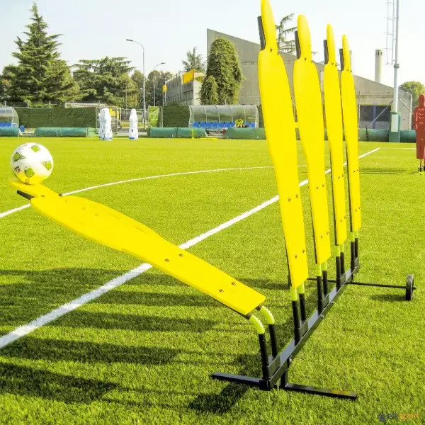 CARRO PARA BARRERA DE SILUETAS PRO SOFT + 5 SILUETAS PRO SOFT FLEXIBLES LISKI FUTBOL
