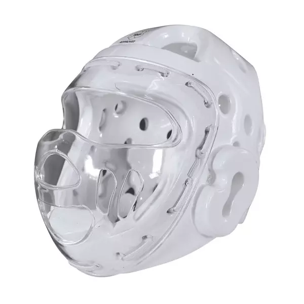 CASCO CON MÁSCARA ADIDAS KARATE "WKF" (BLANCO)