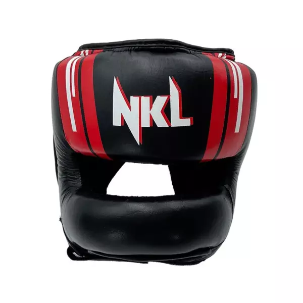 CASCO DE BOXEO CON BARRA PIEL BÚFALO CODE