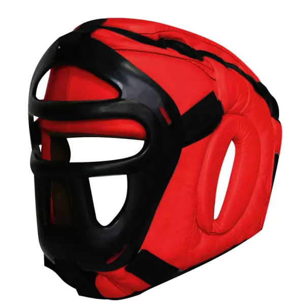 Casco Protector con Rejilla Deportes de Contacto CHARLIE HERMES BOXEO