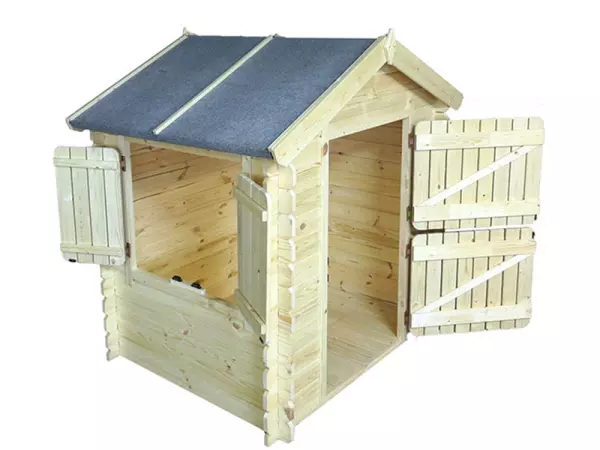 CASETA DE MADERA INFANTIL RAPUNZEL – 1,64 m2 – 146x112cm – KT12809#