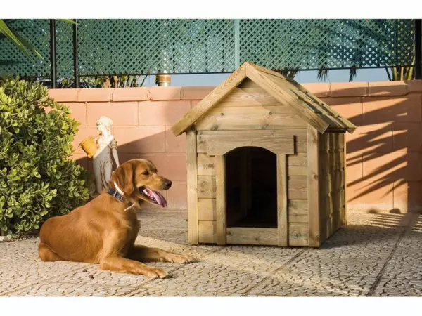 Caseta perros standard 106 x 67 x 90 cm MADERA
