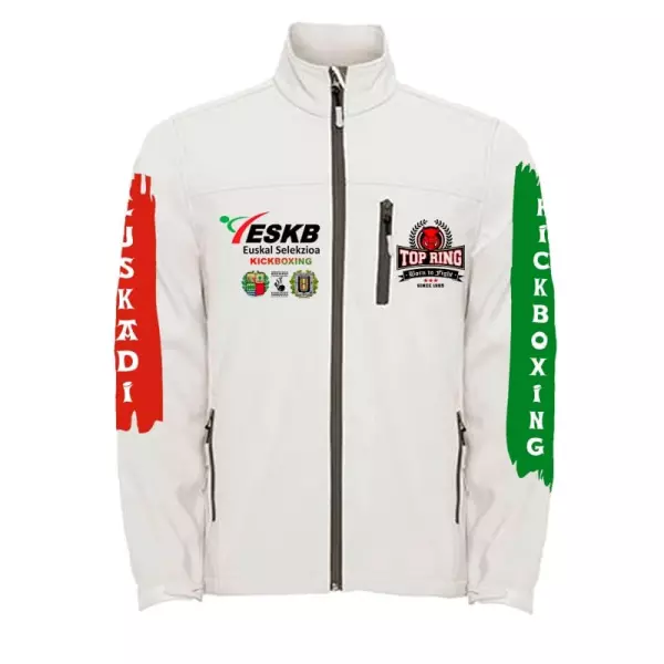 CHAQUETA SOFTSHELL FEDERACIÓN KICKBOXING EUSKADI