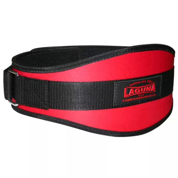 CINTURÓN CULTURISMO NEOPRENO ROJO
