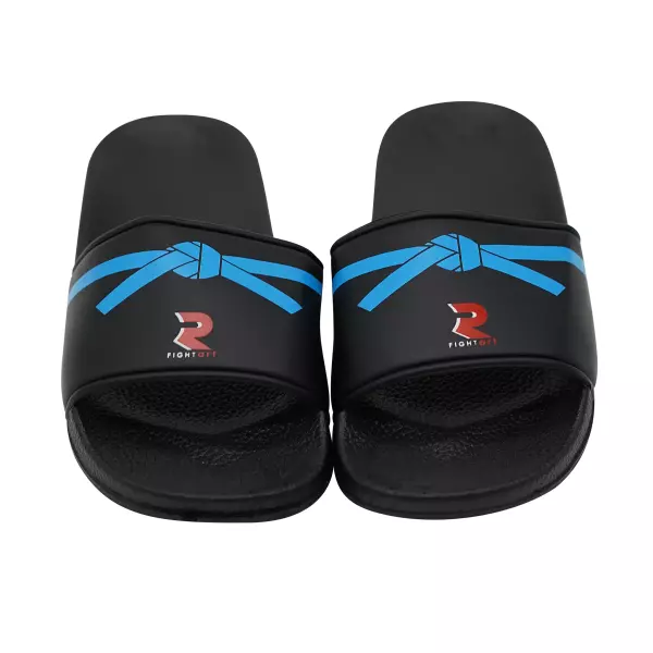 CHANCLA NEGRO / AZUL FIGHT SPORT