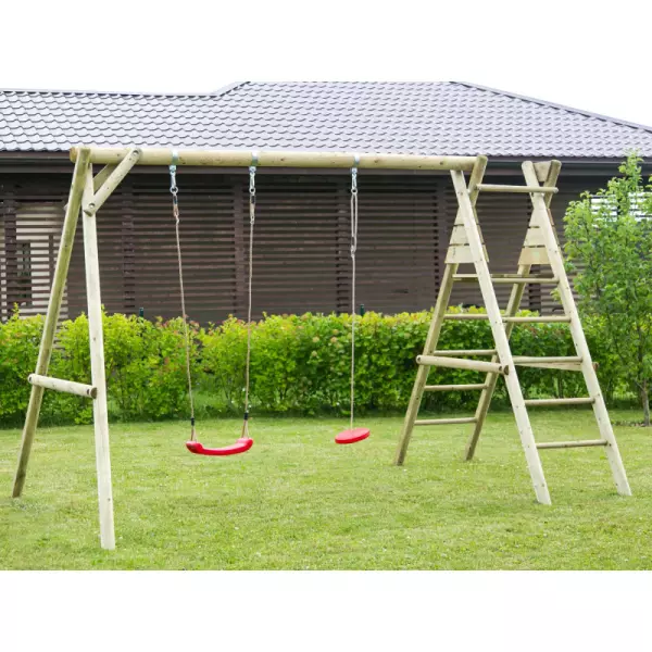Columpio Infantil de Madera Holger 360X195X230 SIN TOBOGAN