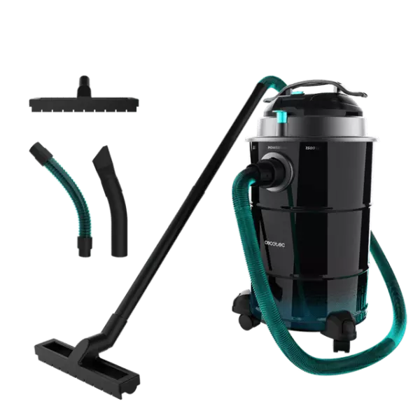 Conga Ash 6000 EasyGo XL Aspirador de cenizas de 30L, 1500 W de potencia y sencillo transporte gracias a sus ruedas y su asa de transporte
