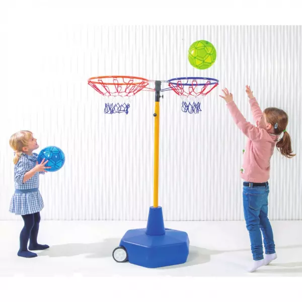 Conjunto canasta doble footbasket (1 poste largo + 1 base + aro doble)FOOTCESTO
