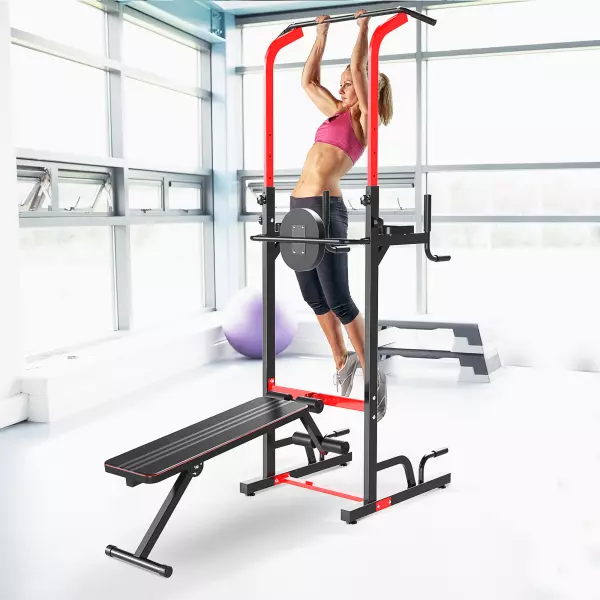 Multiestación de Musculación Plegable Altura Ajustable 94x174x180-230 cm Negro