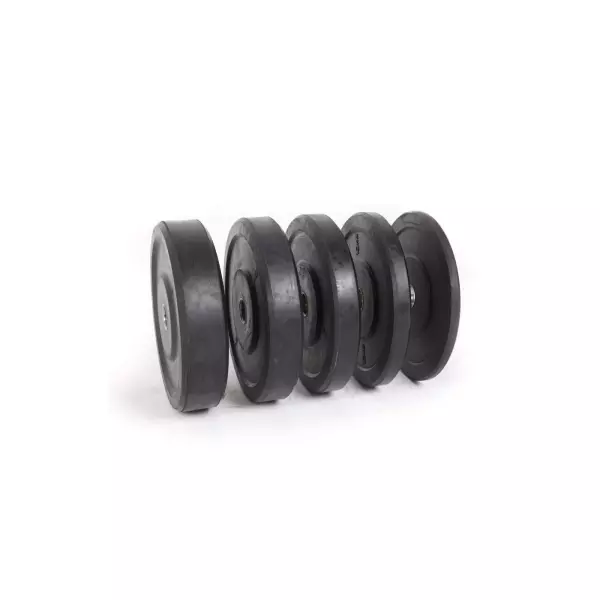 #Disco Bumper Black Rubber olimpico
