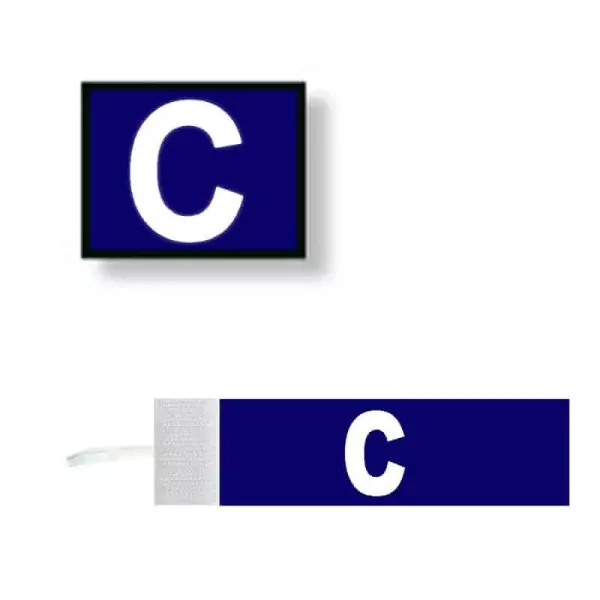 Distintivo Capitán JUNIOR Extensible Con Cierre Velcro