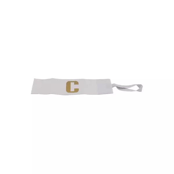 DISTINTIVO CAPITAN REGULABLE SOFTEE - BLANCO, SENIOR BRAZALETE
