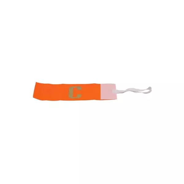 DISTINTIVO CAPITAN REGULABLE SOFTEE - JUNIOR, NARANJA FLUOR BRAZALETE