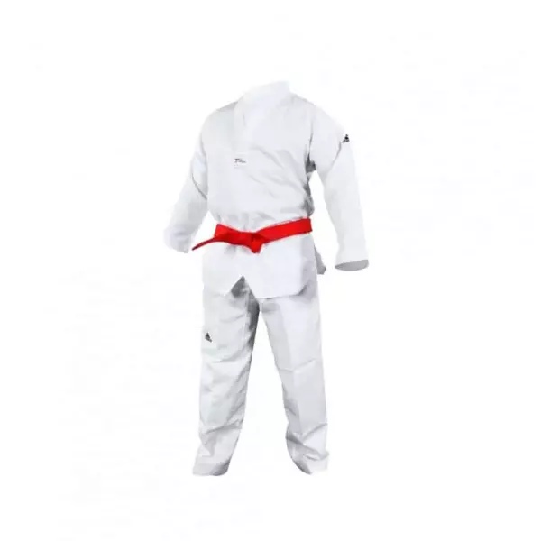 DOBOK ADI-STAR "100% POLIÉSTER" (C/B) TAEKWONDO