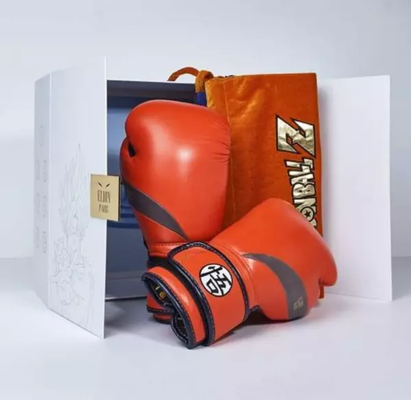 Elion Paris Dragon Ball Z Goku Rojo GUANTES DE BOXEO