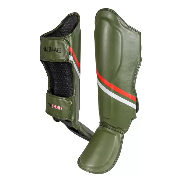 Espinilleras con Empeine ProSeries. Khaki. L