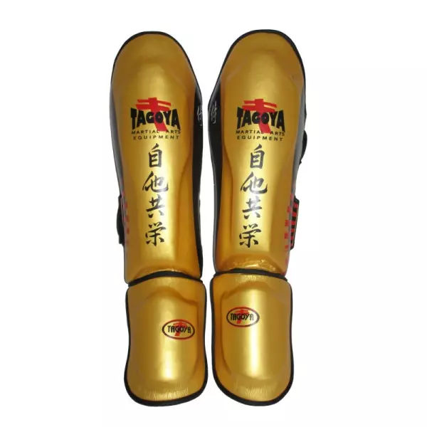 Espinilleras kick boxing Gold