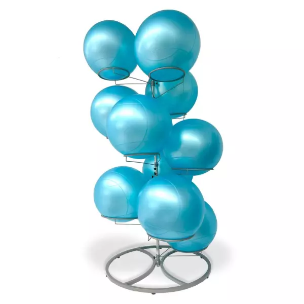 Estantería Suelo Fitness Ball 10U PILATES SOPORTE PELOTONES