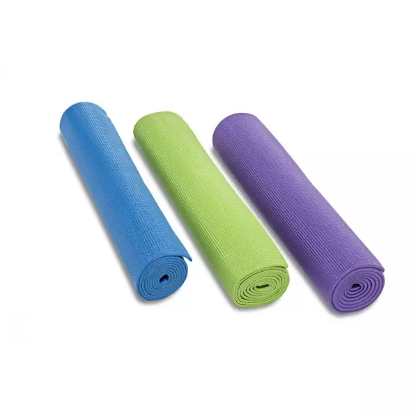Esterilla yoga PVC, 173x61cm, distintos grosores