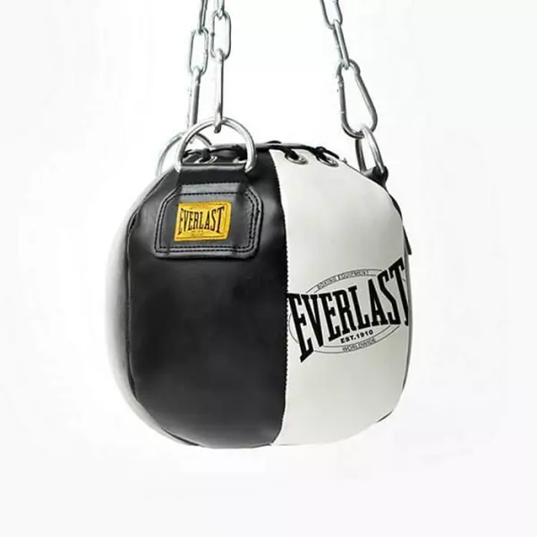 EVERLAST SACO 1910 HEADHUNTER BAG FILLED 11 LB BLACK/WHITE BOLA BOXEO
