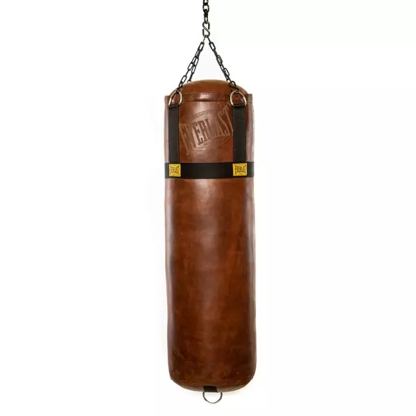 Everlast Boxing Bag 1910 Heavy Bag 110cm Marron saco boxeo vintage