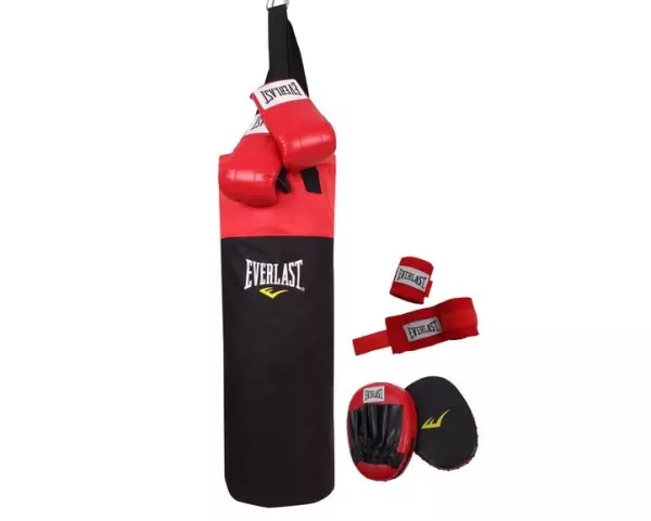 Everlast Set Boxeo AS101 Negro-Rojo preguntar stock