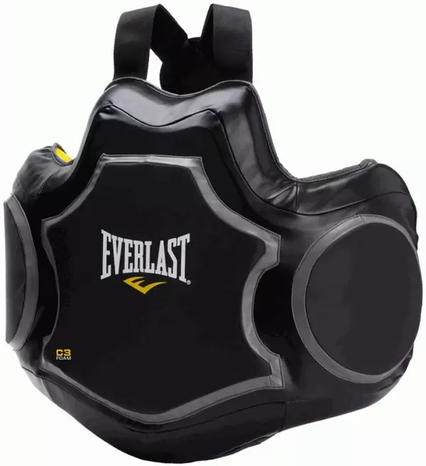 Everlast Coach Vest Lthr Negro protector pectoral preguntar stock